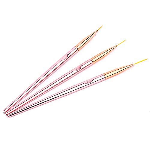 Professional Ultra Fine Nail Art Liner Brush Set (3 Pieces) 1025