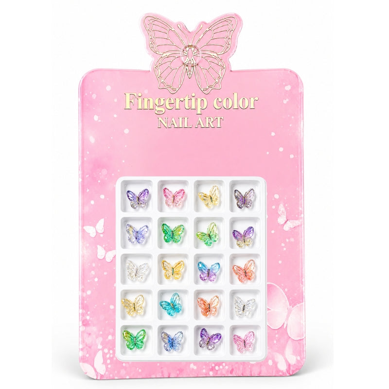 Butterfly Crystal Nail Charms - 5013