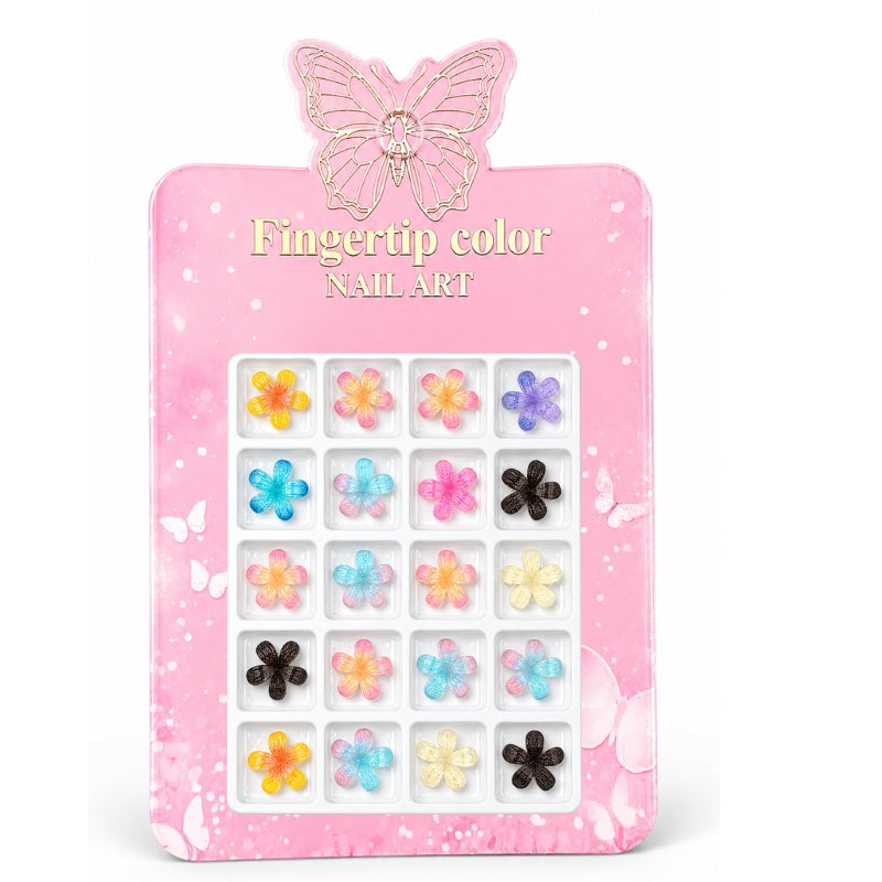 Colorful Daisy Nail Charms - 5014