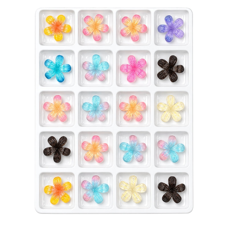 Colorful Daisy Nail Charms - 5014