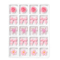 Pink Garden Nail Charms Set - 5016