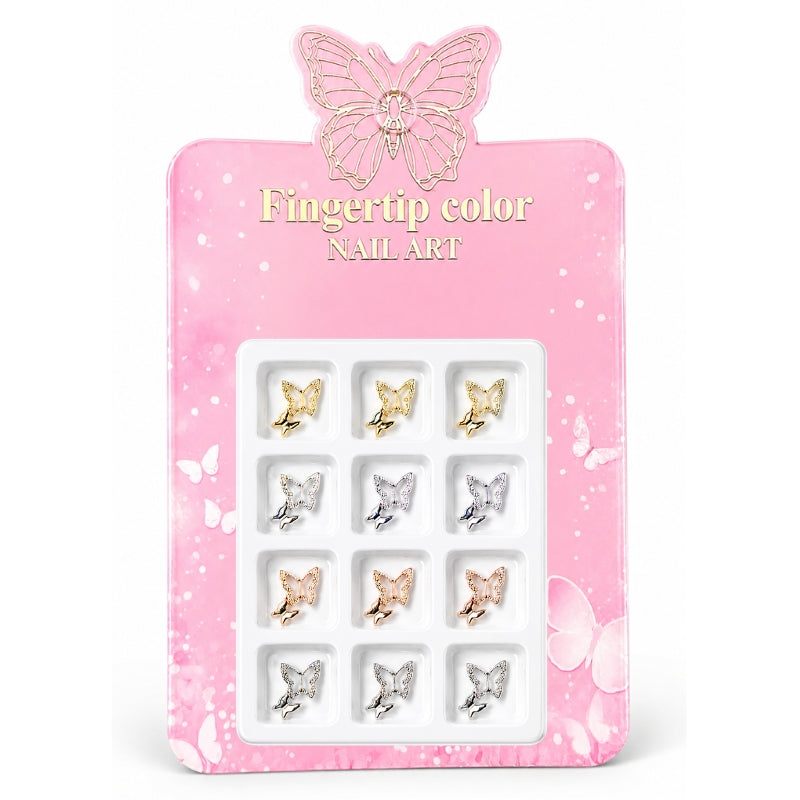 Butterfly Frame Nail Charms - 5017