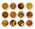 Gold Nail Art Glitter Set – 12 Styles - 5050