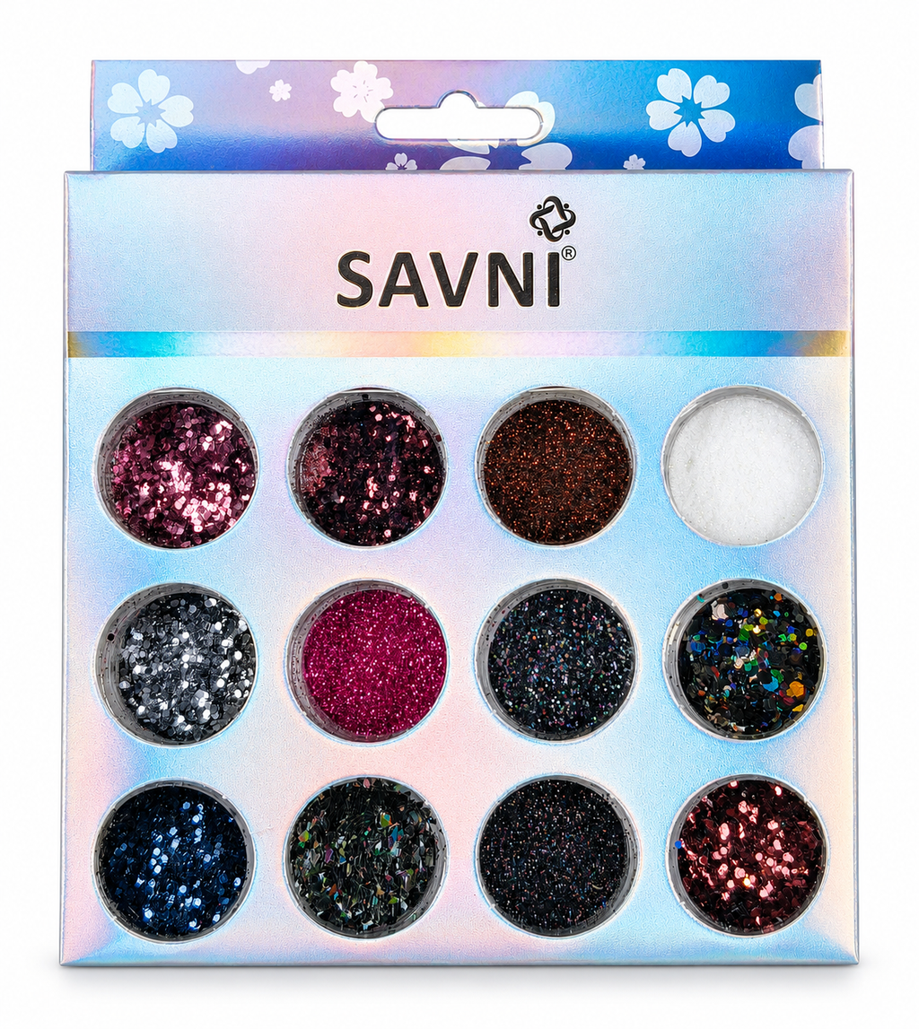 Chunky Glitter Nail Art Set – 5054