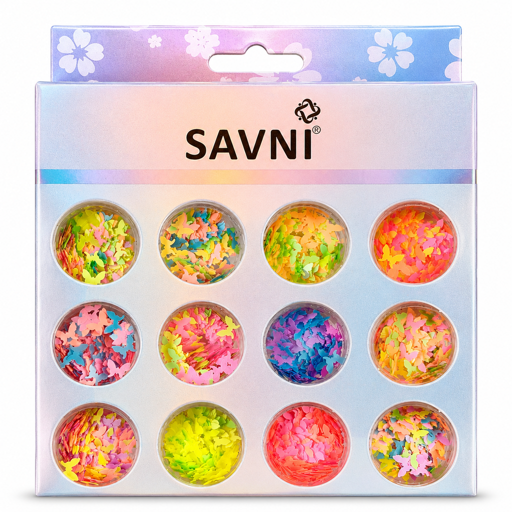 Butterfly Nail Art Sequin Set - 5058