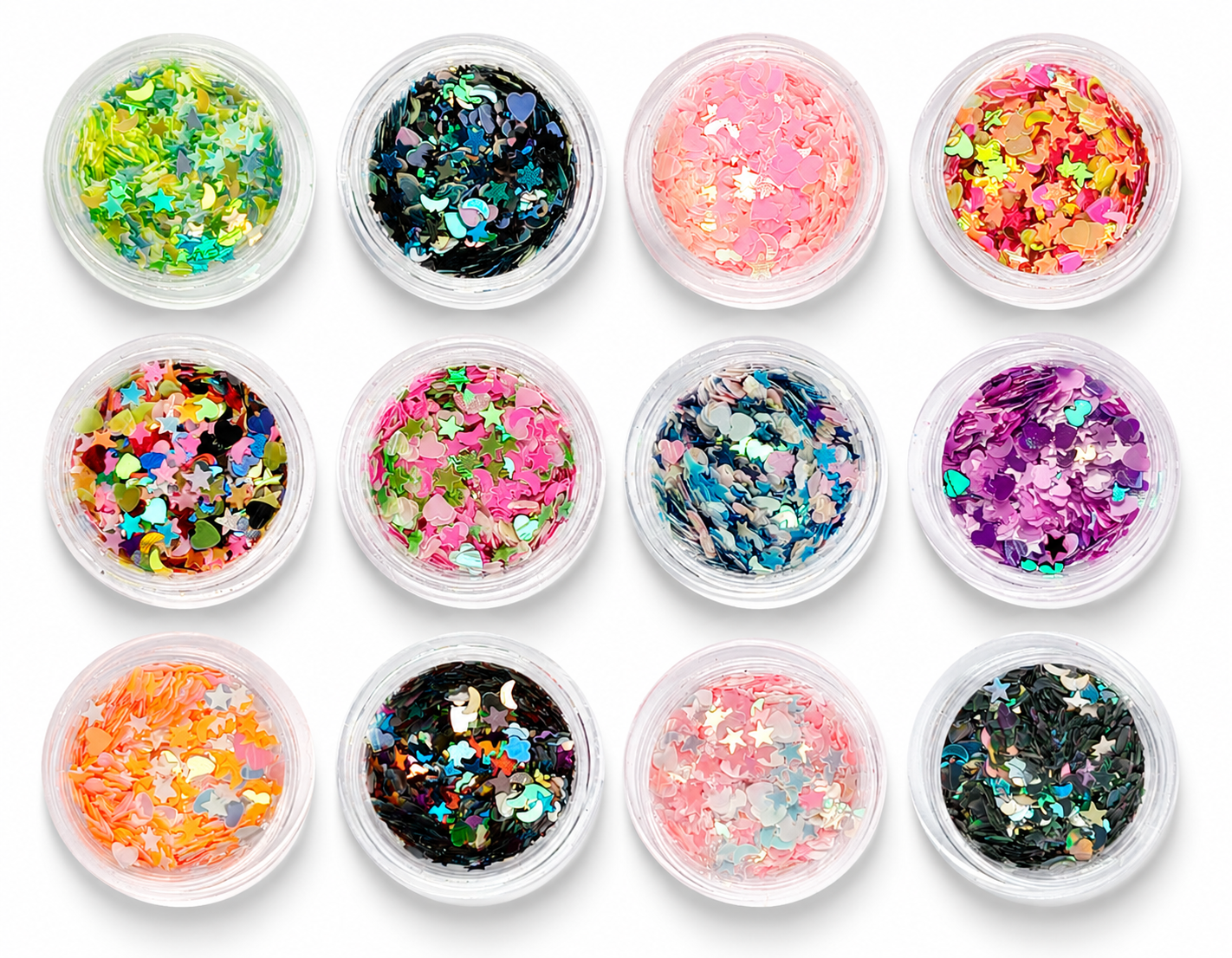 Cute Confetti Nail Glitter Set – 5064