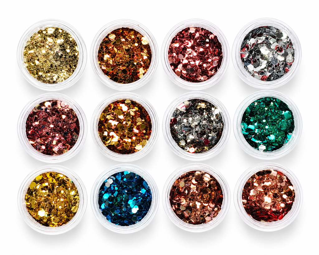 Luxury Chunky Nail Glitter Set – 5065