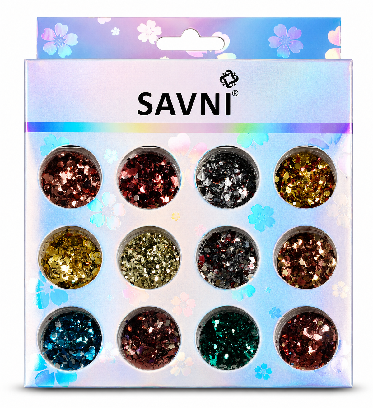 Luxury Chunky Nail Glitter Set – 5065