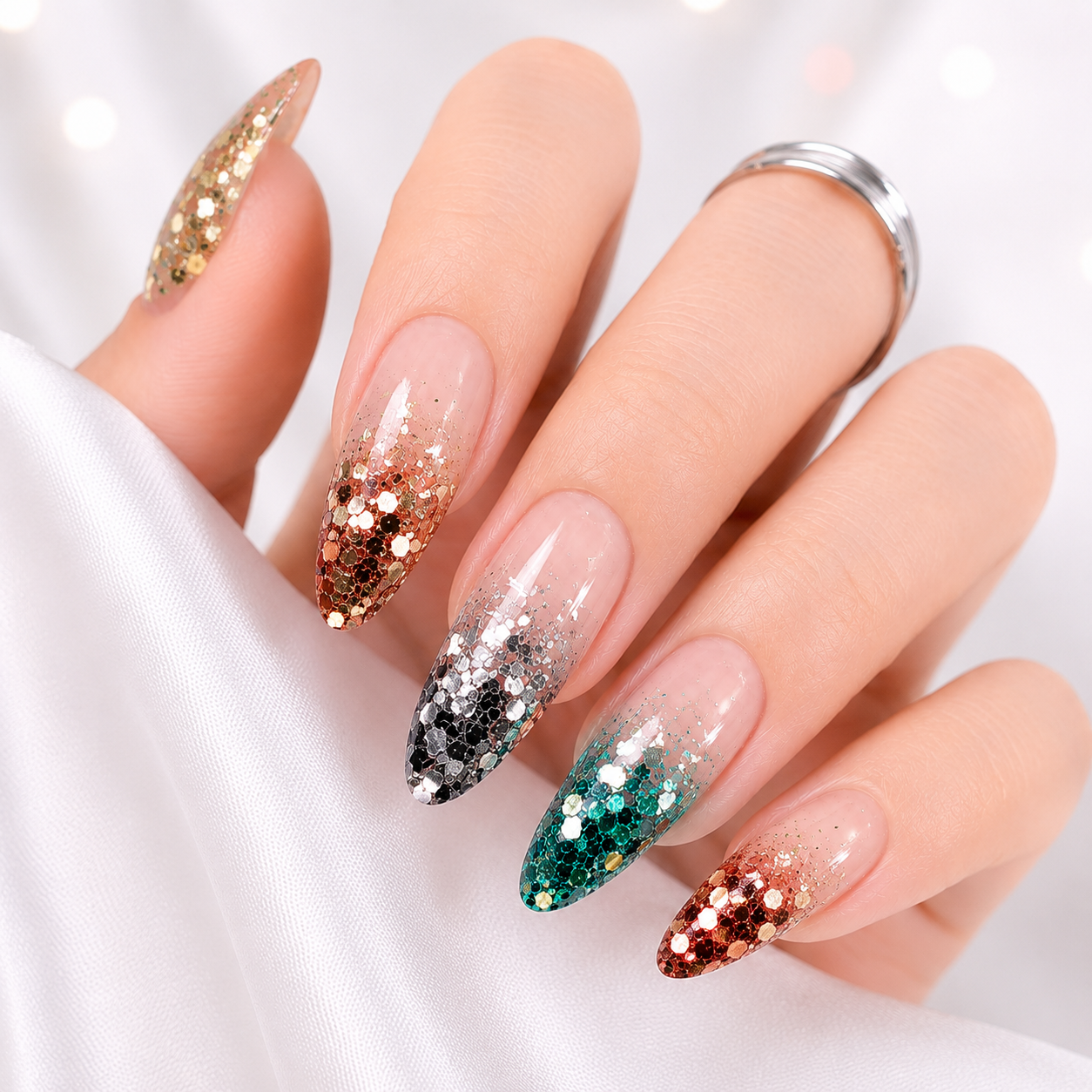 Luxury Chunky Nail Glitter Set – 5065