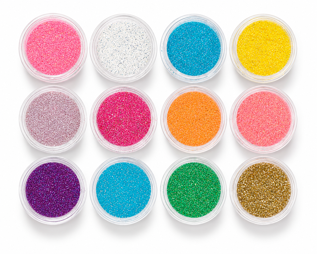 Rainbow Crystal Nail Glitter Set – 5066
