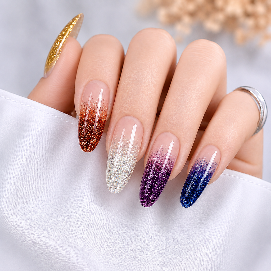 Diamond Dust Nail Glitter Set – 5068