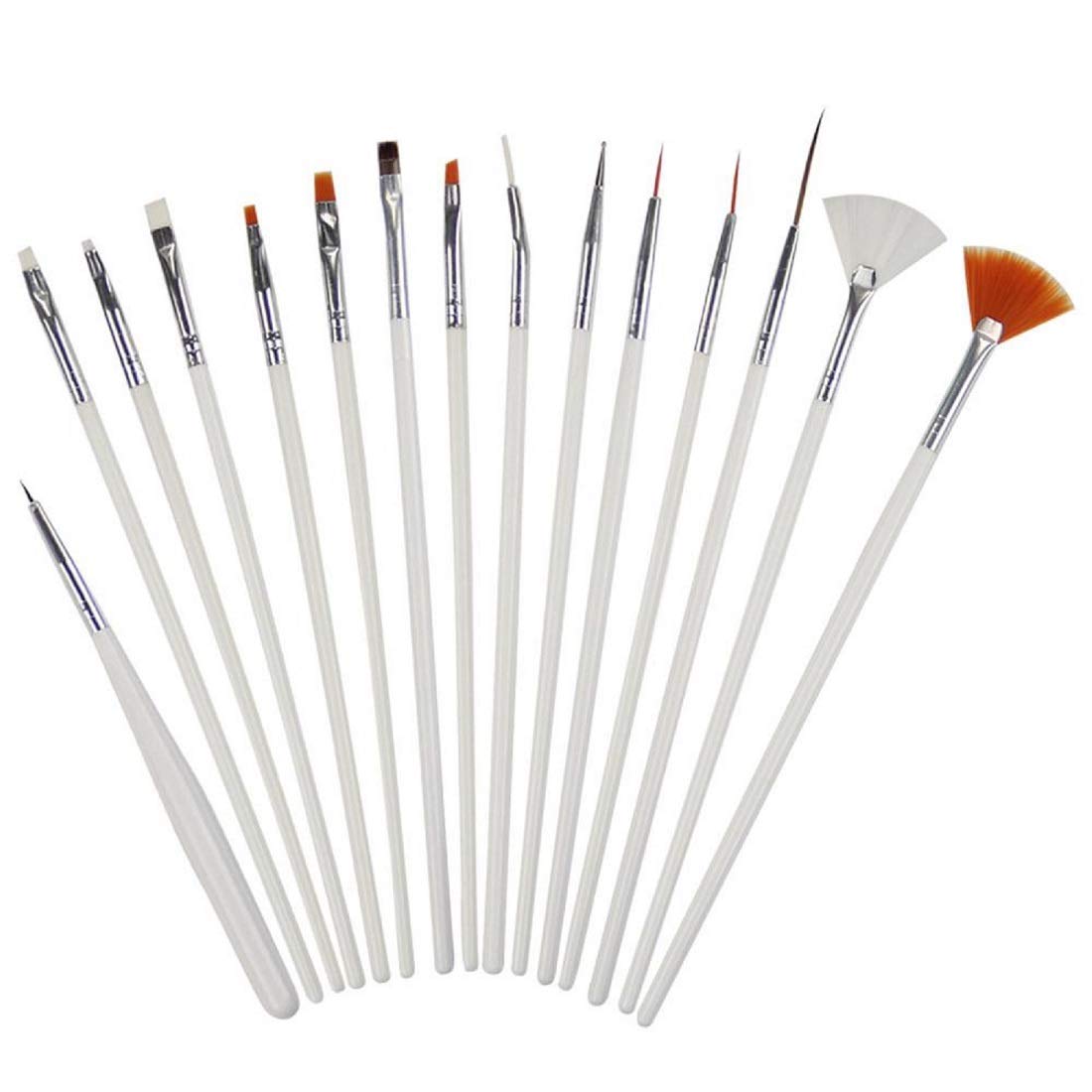 15 pieces very high quality nail art brushes 1009