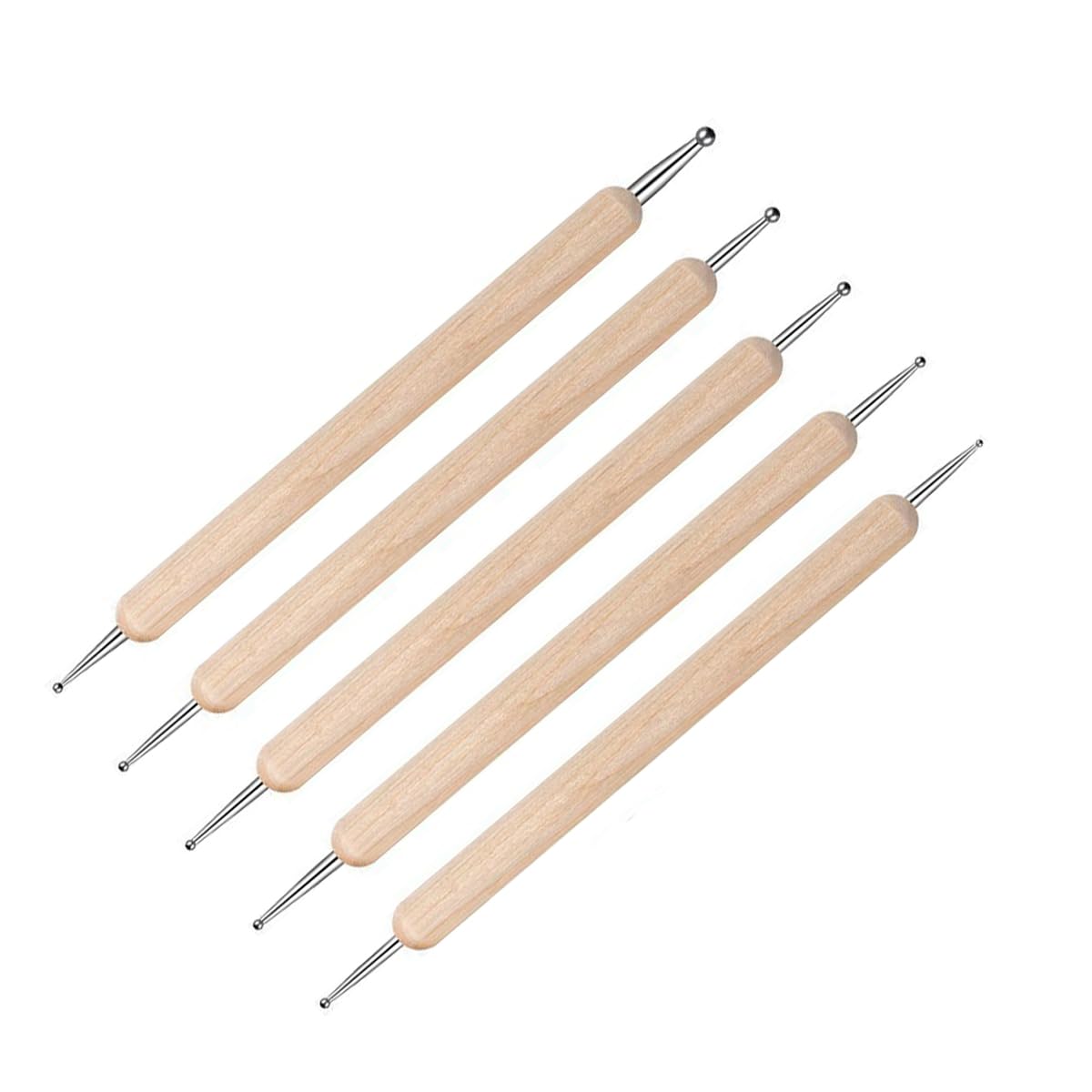 5 PCS Wooden Dotting Tool  2002
