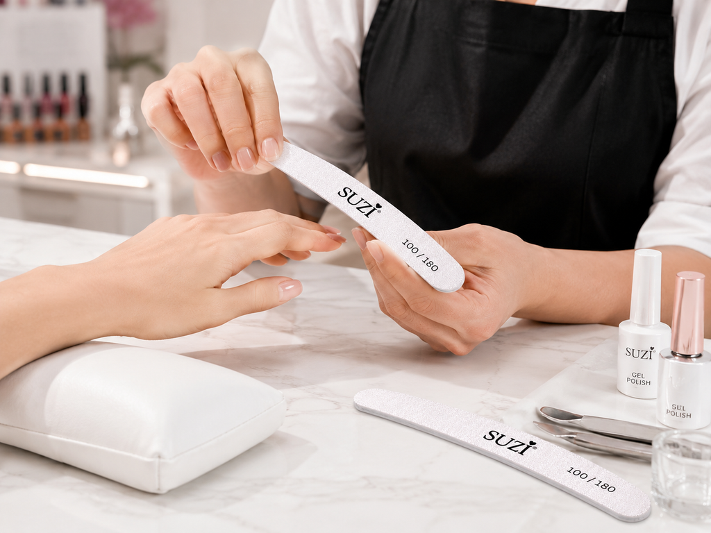 Half Moon Nail File – 100/180 Grit 7001