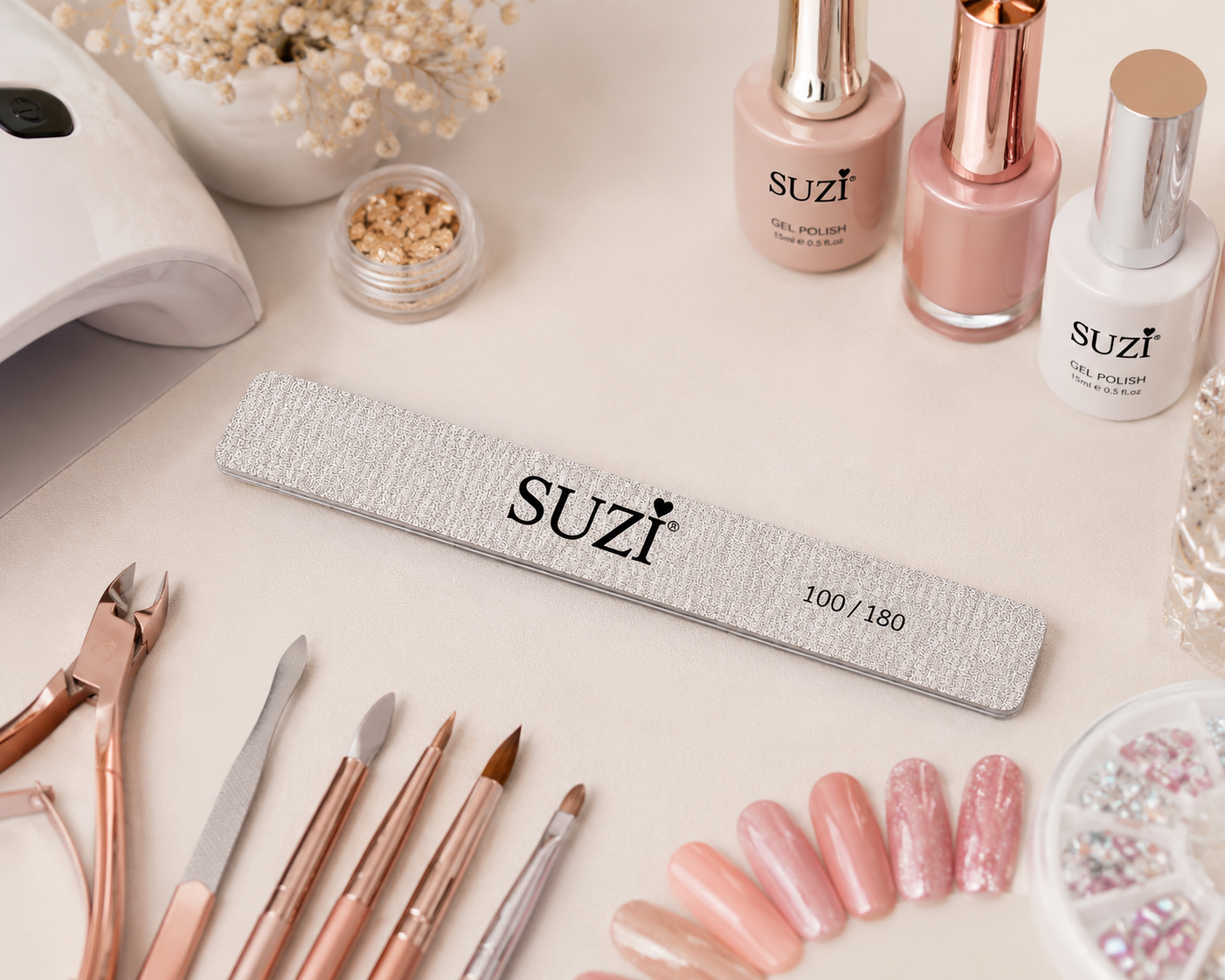 Professional Nail File – 100/180 Grit 7003