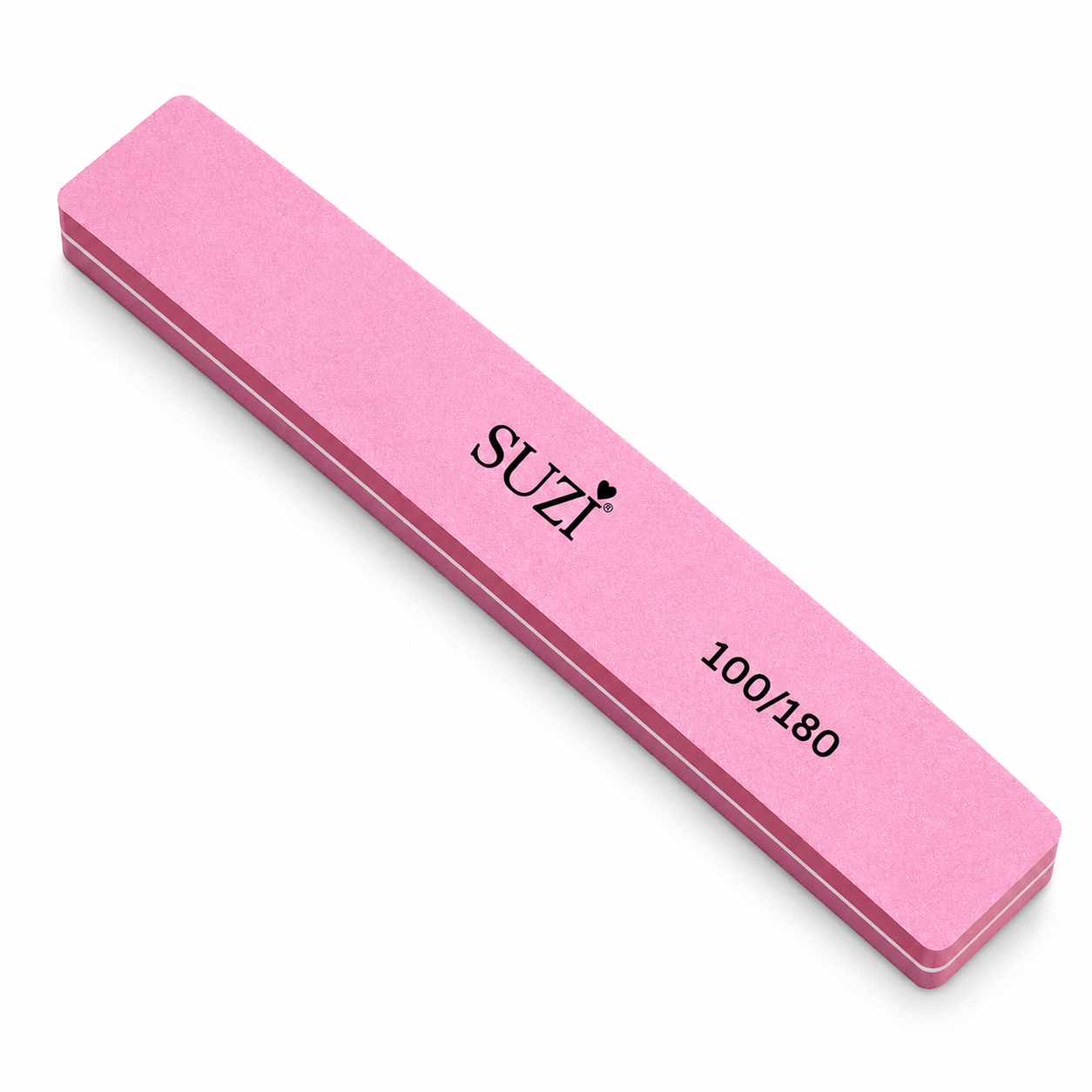 1 Piece Professional Nail File Straight Buffer (100/180 Grit) 7006