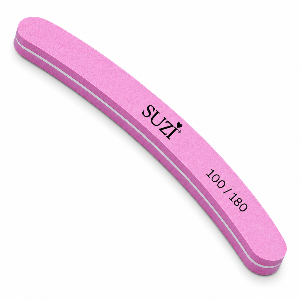 1 Piece Professional Nail File  Banana Buffer (100/180 Grit) 7009