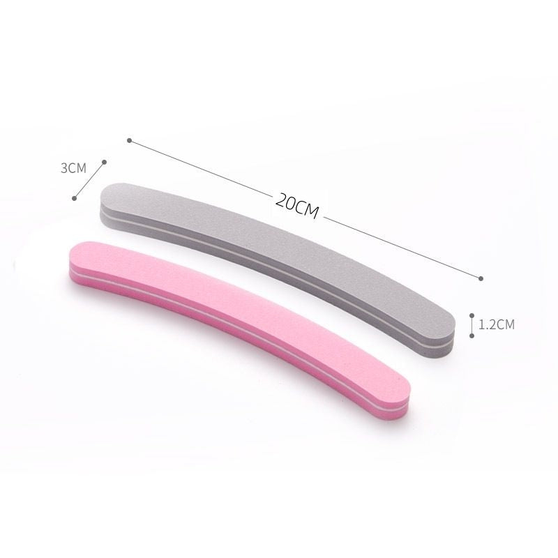 1 Piece Professional Nail File  Banana Buffer (100/180 Grit) 7009