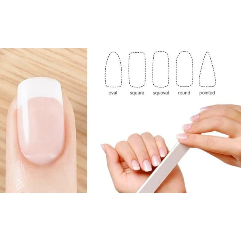 Half Moon Nail File – 100/180 Grit 7012