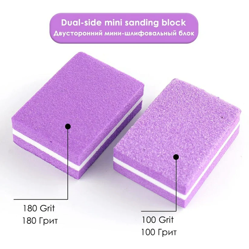 Mini Nail Buffer Blocks – Assorted Colors ( 3*2 Size ) 7017