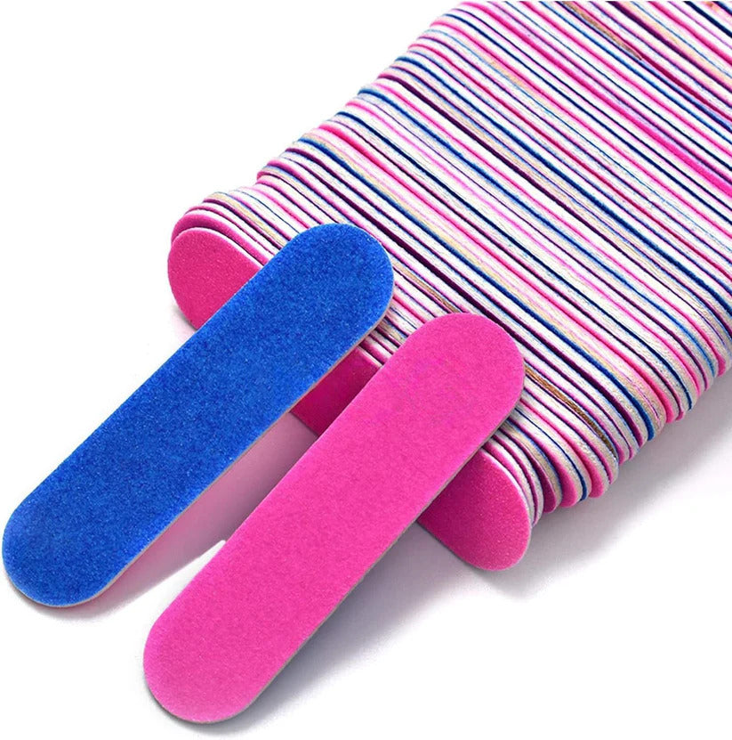 Professional Emery Board Nail Files ( 100 Piece ) 7018