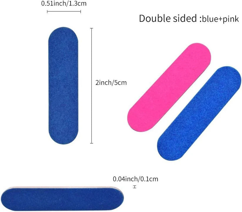 Professional Emery Board Nail Files ( 100 Piece ) 7018