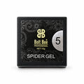 A square black box of Bolt Bee Professional Spider Gel, featuring a black label with gold and white text and graphics, including a silver circle with the number 5, on a white background. USE IN NAIL ART EXTENTION