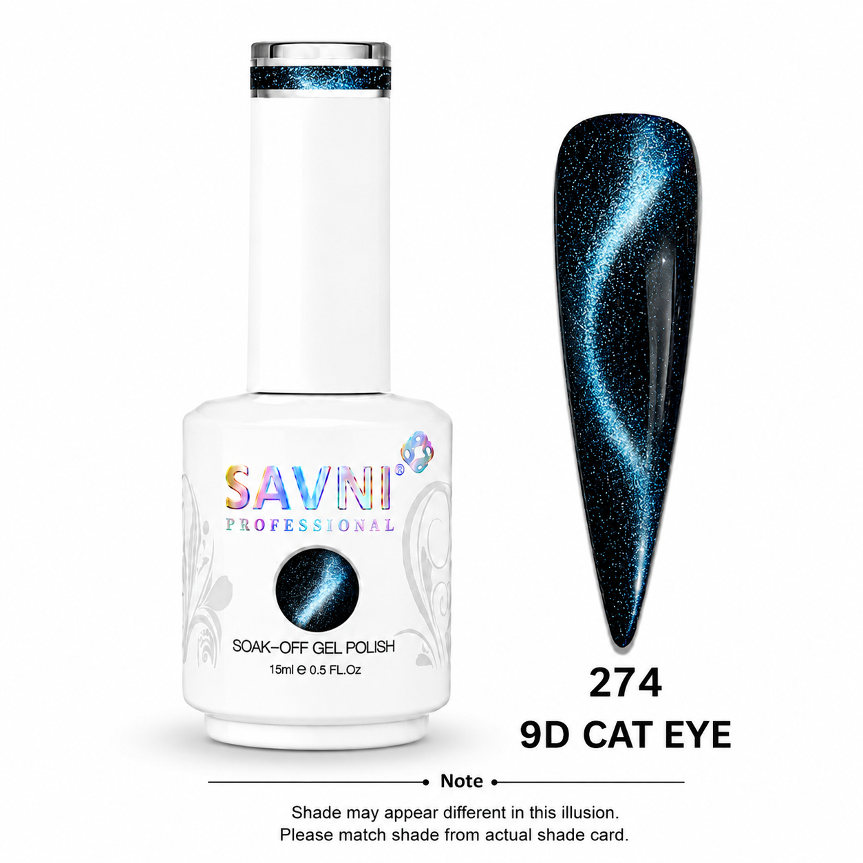 9D CAT EYE SAVNI GEL POLISH-274-9D