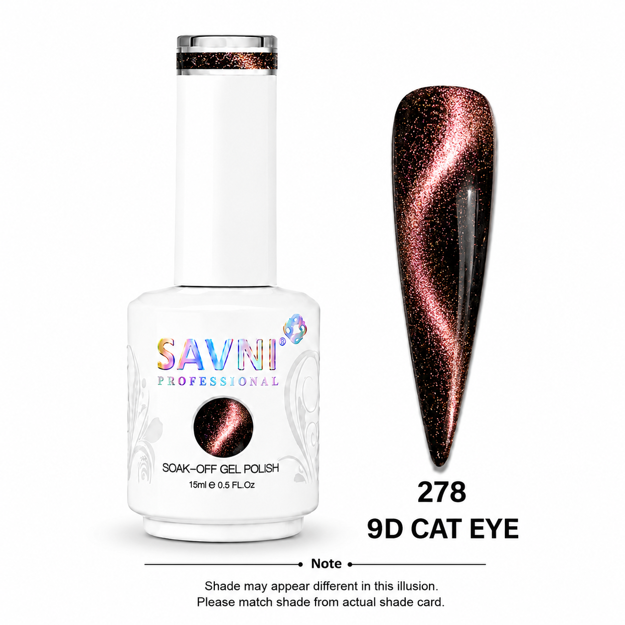9D CAT EYE SAVNI GEL POLISH-278-9D