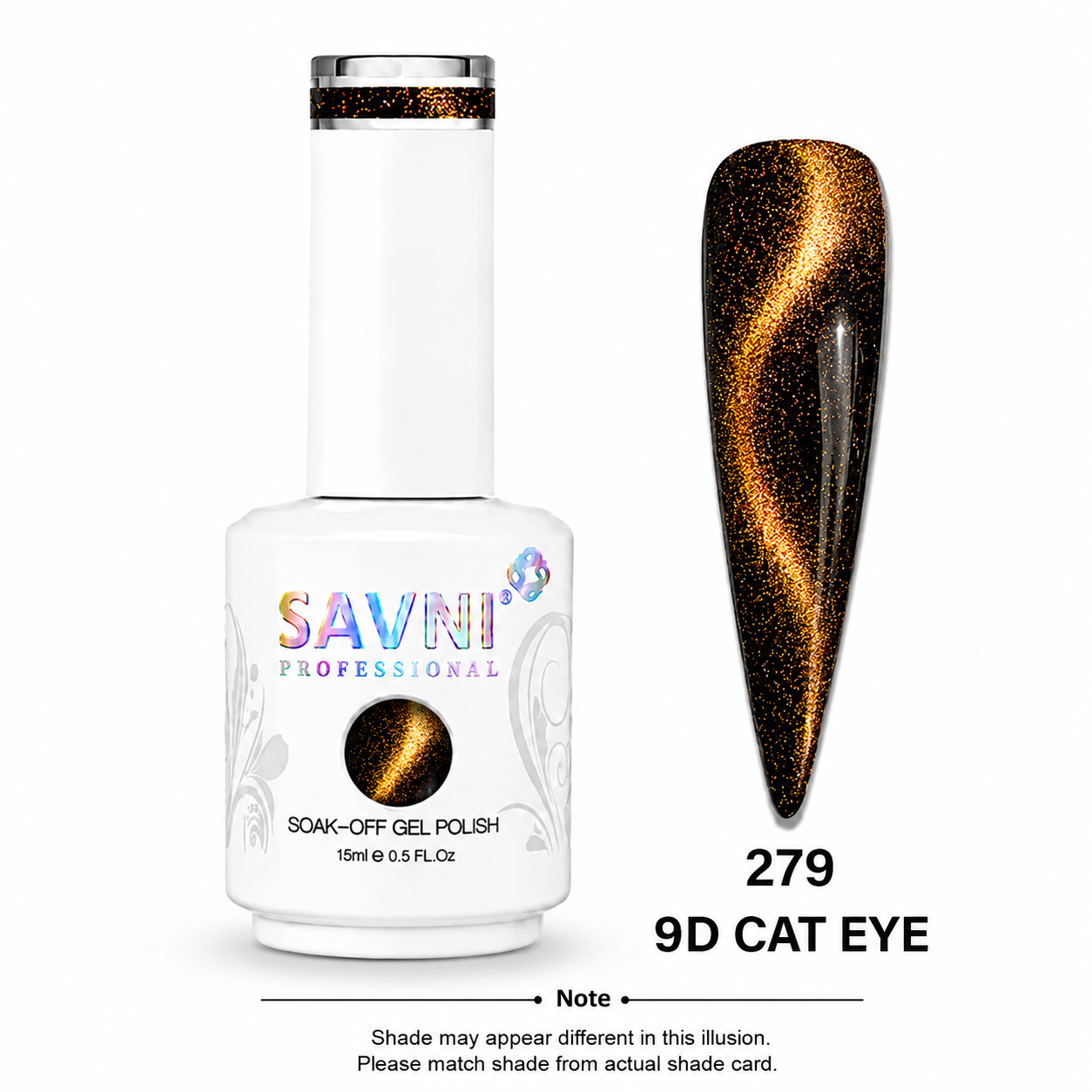 9D CAT EYE SAVNI GEL POLISH-279-9D