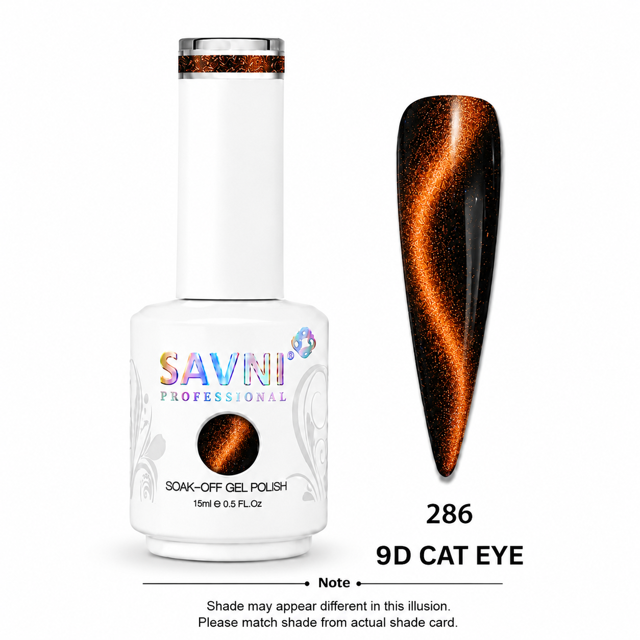 9D CAT EYE SAVNI GEL POLISH-286-9D