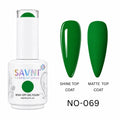 SAVNI Professional gel polish No. 069 with glossy shine and matte nail finishes, 15ml UV LED soak-off nail colour.
