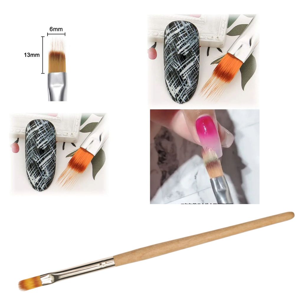 1 PCS OMBRE NAIL ART FAN BRUSH 1015