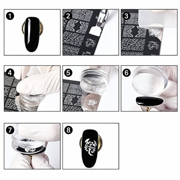 Bolt Bee Nail Stamping Gel 8g 9011 BLACK