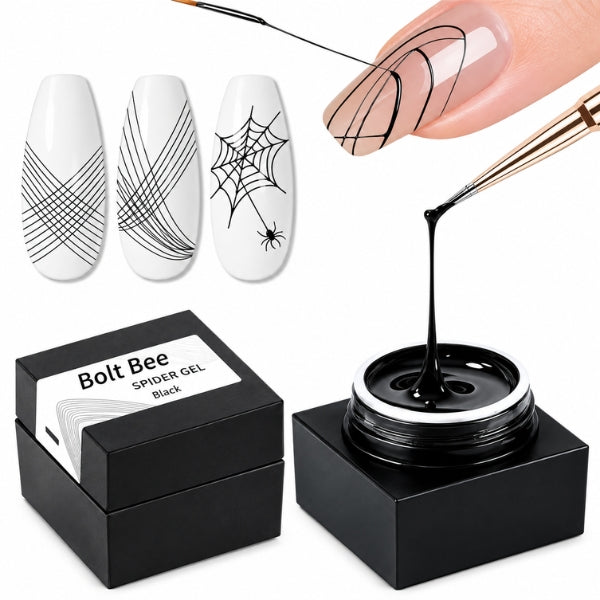 Bolt Bee Professional Nail Art Spider Gel 10g 9010-2-BLACK