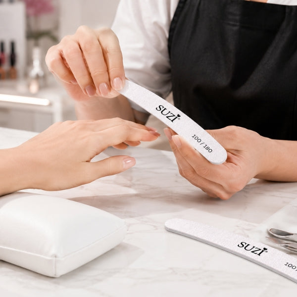 Nail File 100/180 Grit – SUZI  Banana Nail Filer-7001