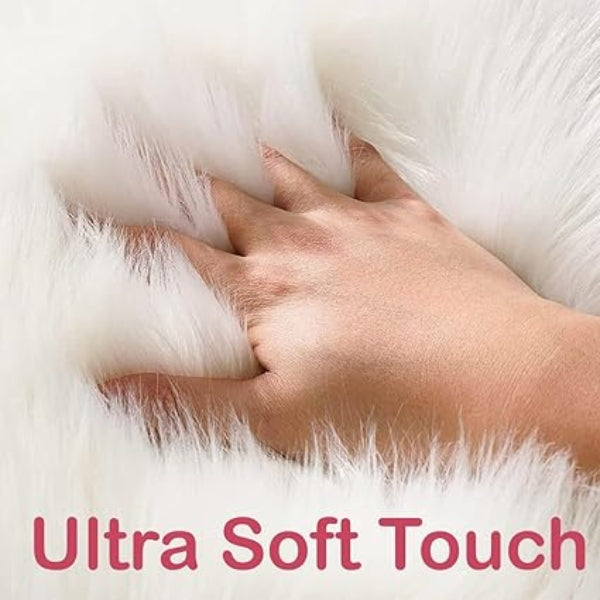 White Fluffy Mat for Nail Art Photography-2011