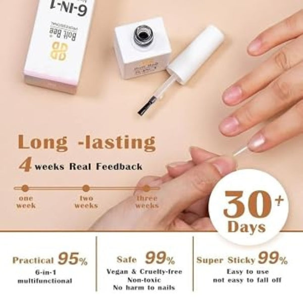 Bolt Bee 6-in-1 UV Nail Glue Gel, 15ml-9019