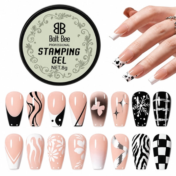Bolt Bee Nail Stamping Gel 8g 9011 BLACK