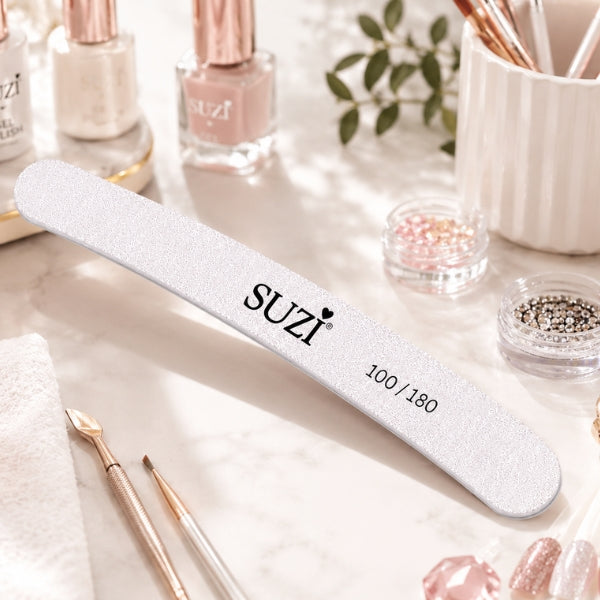 Nail File 100/180 Grit – SUZI  Banana Nail Filer-7001