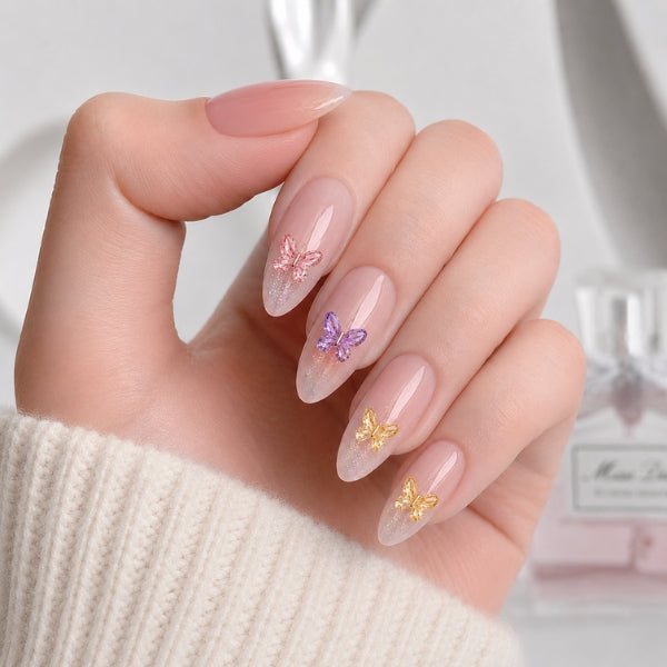 3D Butterfly Nail Art Charms Set-5013