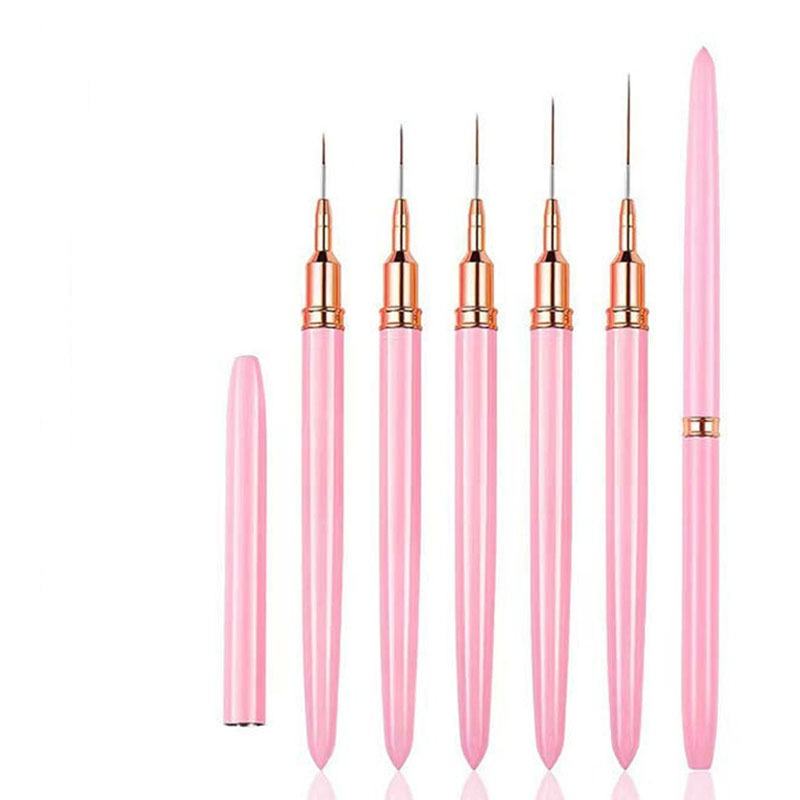 5PCS, Nail Art Liner Brushes, 1012