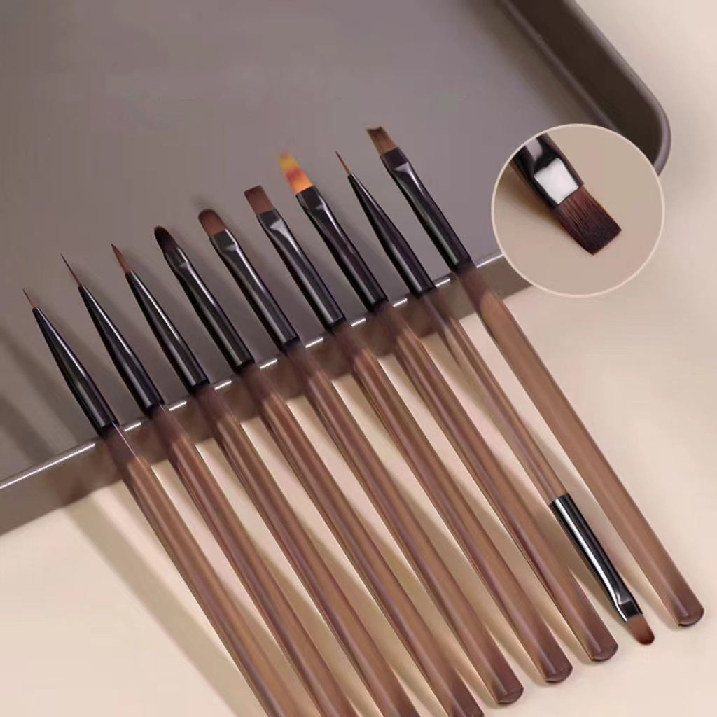10-Piece Professional Nail Art Brush Set 1021