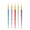 5 PIECE LINER BRUSH NAIL ART - 1019