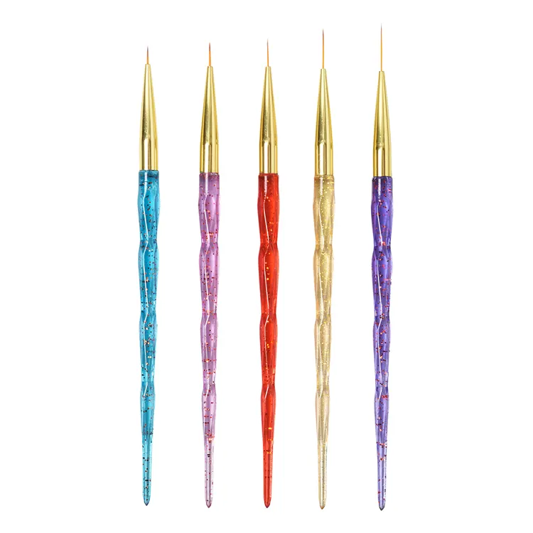 5 PIECE LINER BRUSH NAIL ART - 1019