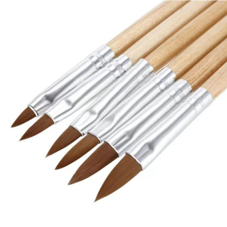 Professional Acrylic Nail Brush Set (6 Sizes) 1002