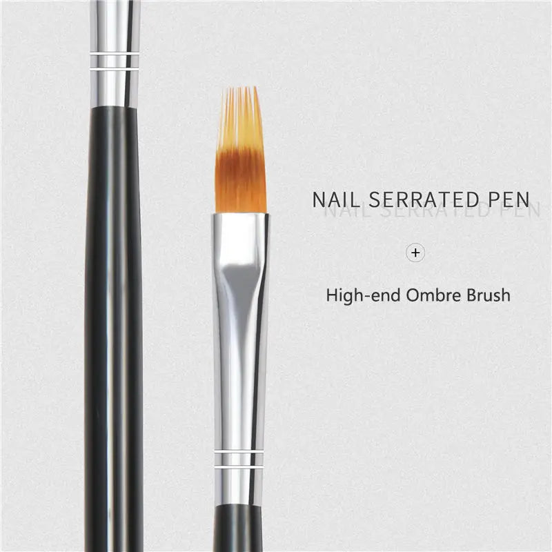 Fan Brush for Glitter and Ombre and Art Application - 1015