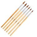 Professional Acrylic Nail Brush Set (6 Sizes) 1002