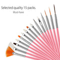 SAVNI Professional Nail Art Brush Set – 15 Pieces 1008