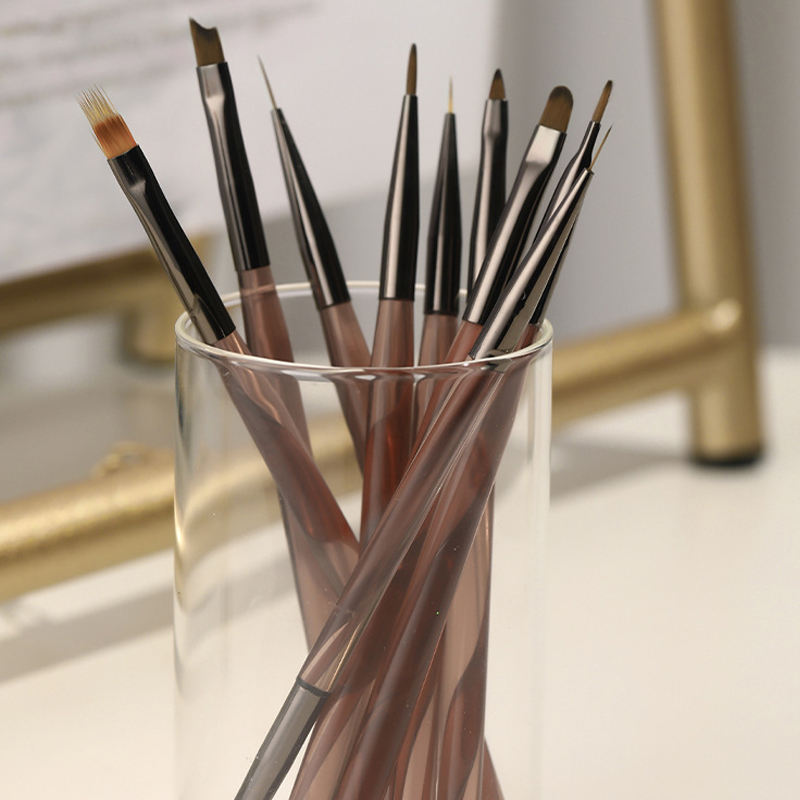 9 PIECE NAIL ART BRUSH ALL IN ONE - 1021